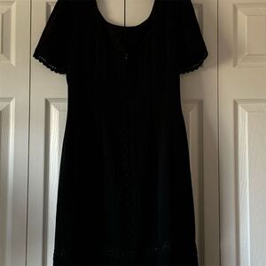 Donna Morgan Women's Black‎ Knee Length Cocktail Dress Size 12